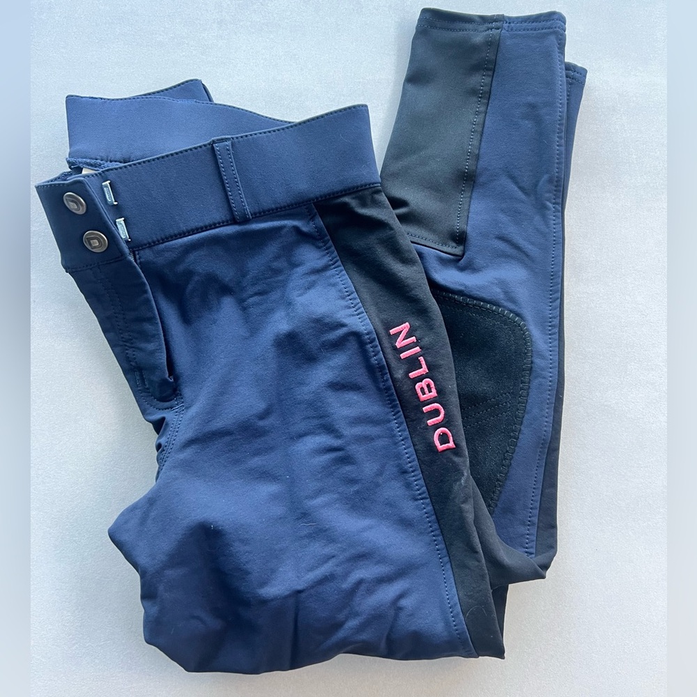 Dublin unite knee patch breeches 26 horse jodhpurs bottoms riding tack ride sync